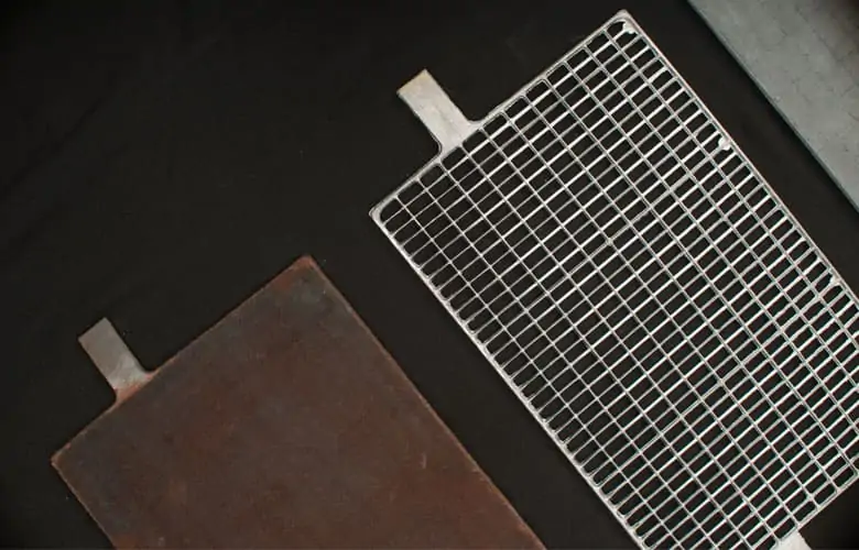 Beautifully formed Positive Electrode & Lead grid