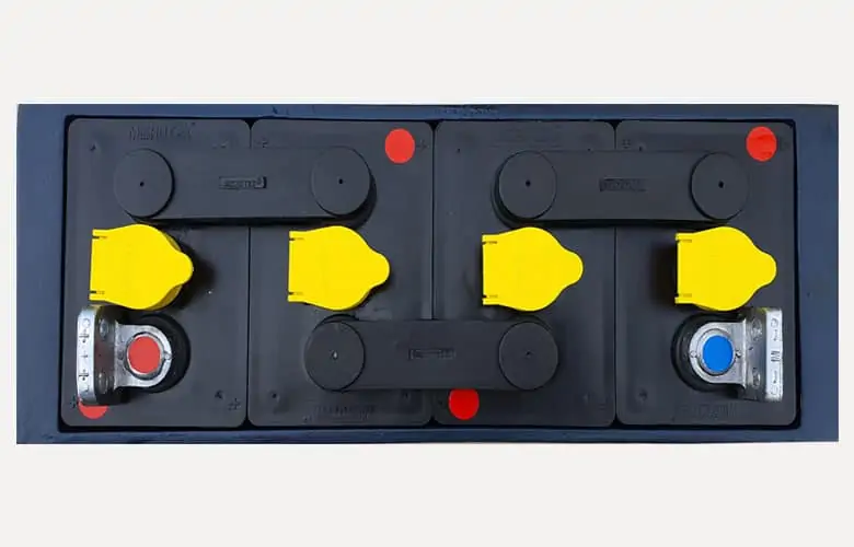 8V 195Ah Deep-cycle Tubular technology Diesel Locomotive Batteries