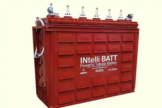 Solar inverter battery