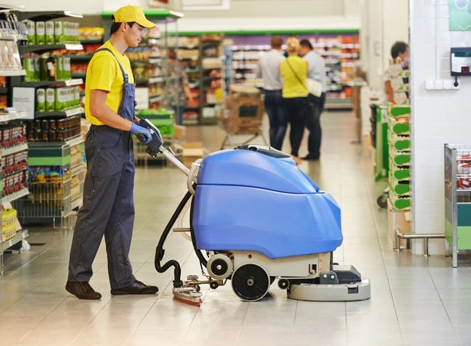 Microtex Semi traction battery for floor cleaning machine