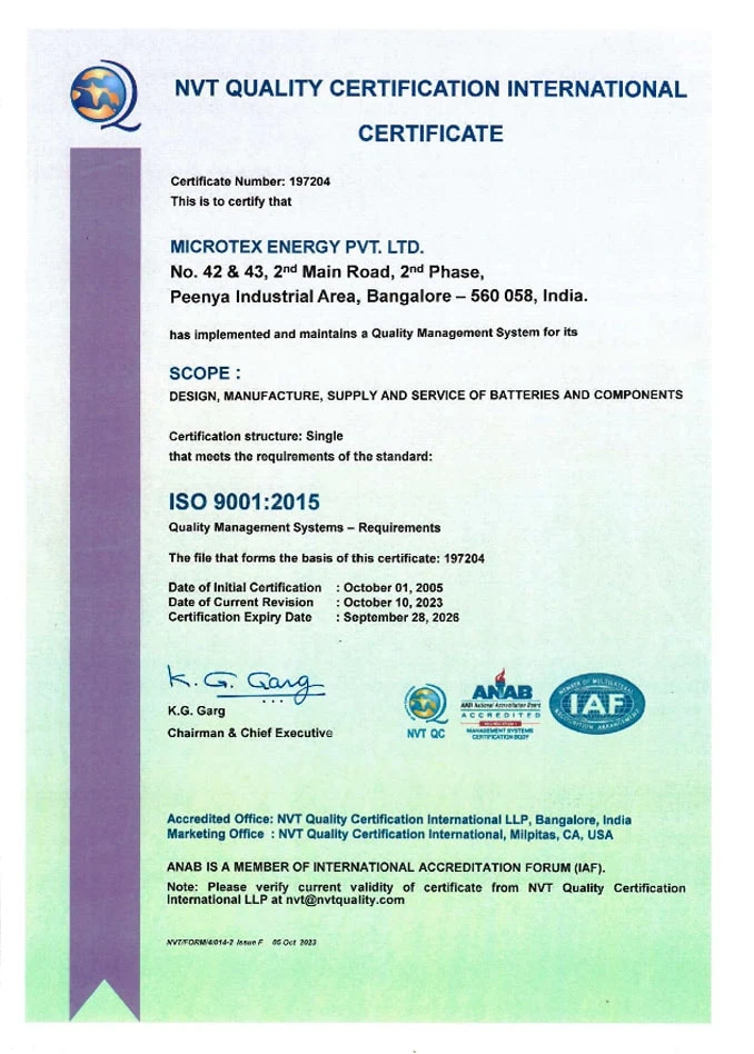 MEPL ISO 9001 2015