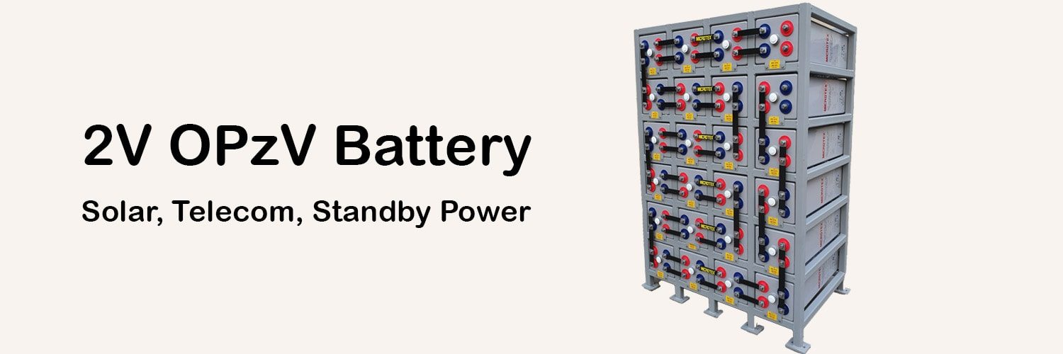 Microtex Lead acid battery manufacturer in India OPzV